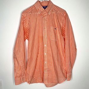 Vineyard Vines Slim Fit Tucker Shirt Men's Plaid Long Sleeve Collared Button Dow